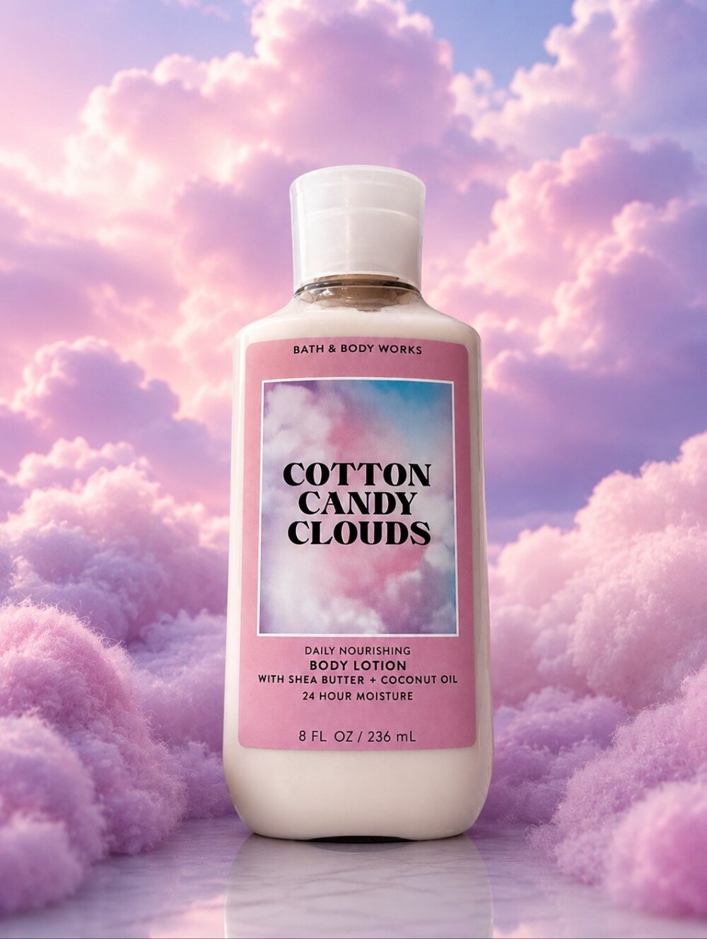 Bath And Body Works Cotton Candy Clouds Body Lotion Discontinued New